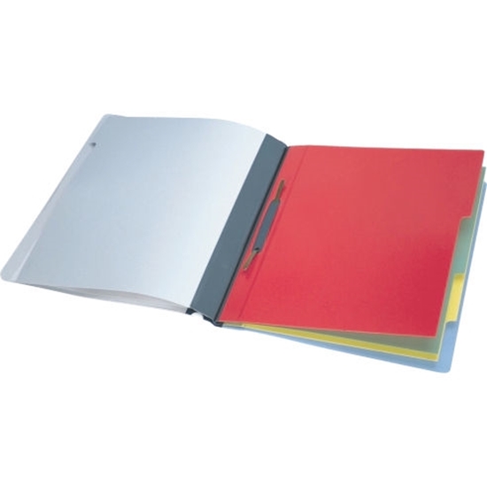 Слика на Папка висечка, Пвц, За картотека со механизам и 5 поделби во боја, Durable, 2557