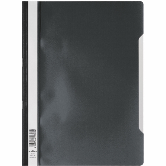 Слика на Папка со механизам, Пвц, Екстра квалитет, Durable, 2573, Црна