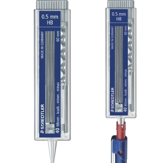 Слика на Мини, 0.5Мм, За Патент Молив, HB, 40/1, Staedtler, Mars® Micro Carbon, 255 05-HB