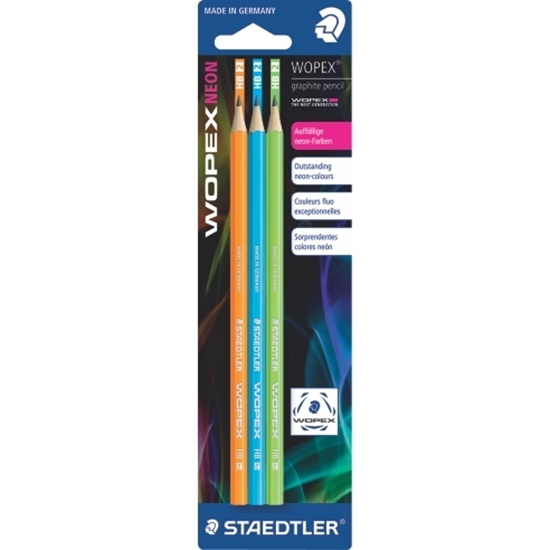 Слика на Молив Сет 3/1, Wopex, Staedtler, WOPEX® Neon, 180F BK3-202, Интензивна Боја