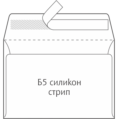 Прикажи детали за Плик, Б5, 176*250, 102160, Бела Слика на Плик, Б5, 176*250, 102160, Бела