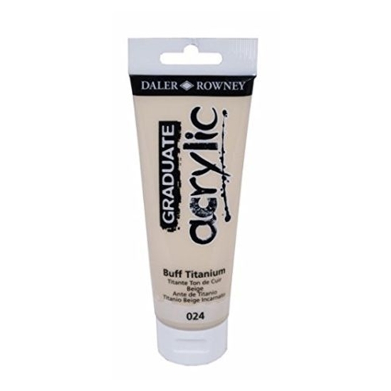 Слика на Боја, Акрилна, 120мл, Daler Rowney, Acrylic, 123120024, Титаниум