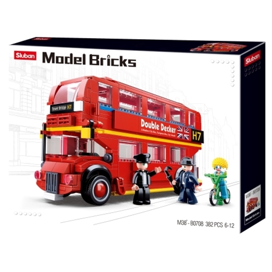 Слика на Автобус, London Double Decker, 394 делови, Sluban, Model Bricks, M38-B0708