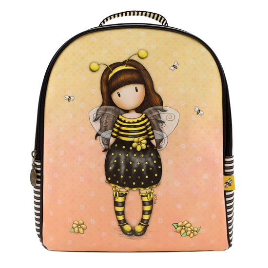 Слика на Ранец, 1 патент, Santoro, Bee-Loved(Just Bee-Cause), 905GJ01, 32*34*5цм, Жолта