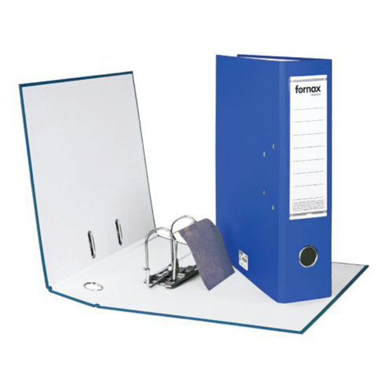 Слика на Регистратор, А4, 80мм, Стандард, Самостоечки, Fornax, Master, Сина