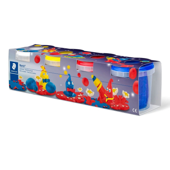 Слика на Пластелин, Сет 4/1, 4*130гр, Staedtler, Noris®, 8134 01