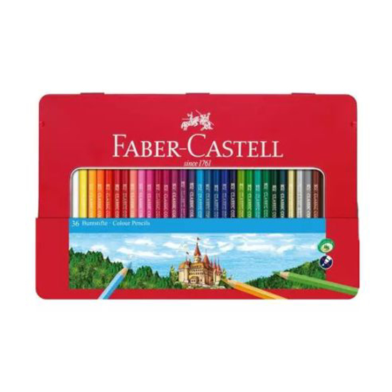 Слика на Боици, Дрвени, Сет 1/36, Faber Castell, Colour Pencils, 115886