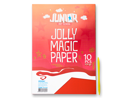 Слика на Хартија , А4, 1/10 , Магична, Statovac, Jolly Magic Paper, 136080, Микс бои