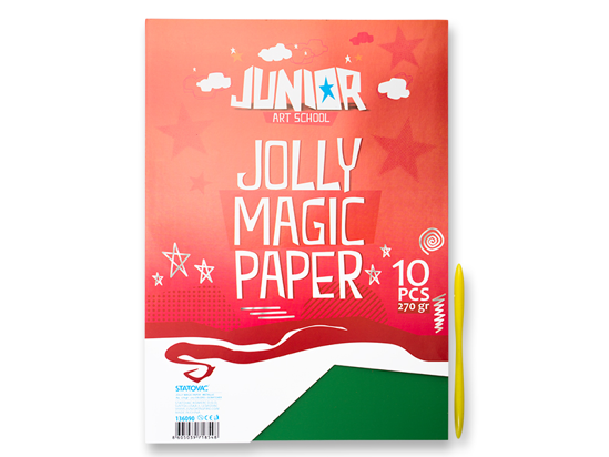 Слика на Хартија , А4, 1/10, Магична , Statovac, Jolly Magic Paper, 136090, Микс бои