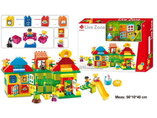 Слика на Коцки, Куќа од соништата, 175 парчиња, 3y+, Statovac, Blocks, 876044, 56*10*40цм