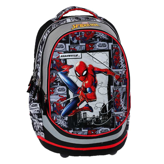 Слика на Ранец, Анатомски, 3 Патенти, Spiderman,Comic, Best buy, Seven, 326406,34*43*20цм