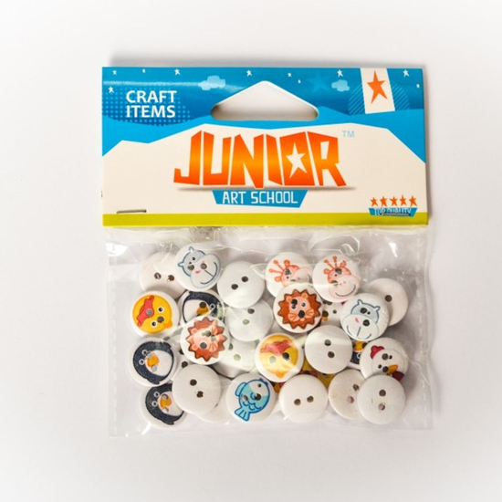 Слика на Декорации, Копчиња, Животни, 15мм, 1/30, Junior, Crafty deco, 137792