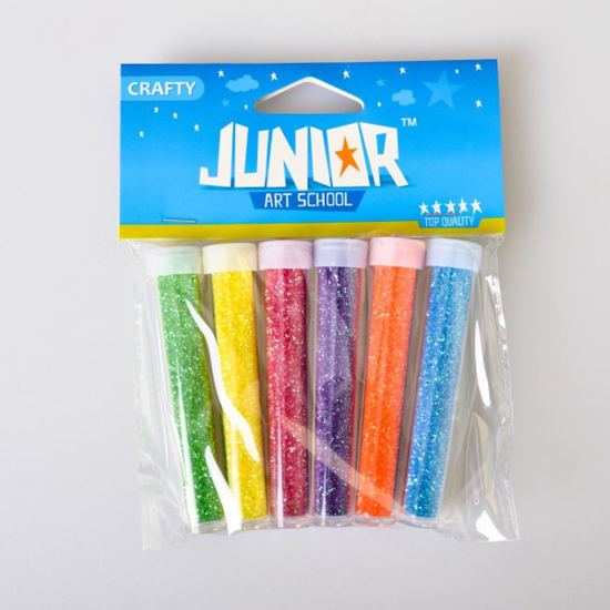 Слика на Декорации, Светки, Неон, 1/6, 50гр., Junior, Star light, 137893, Микс