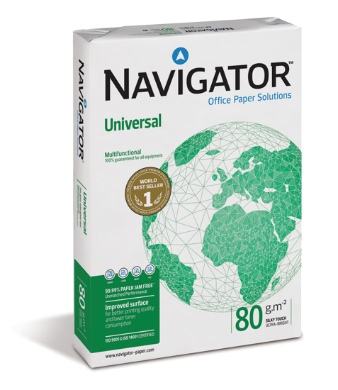 Слика на Хартија, А класа, 1/150, А4, 80гр, Navigator, FSC TUEV-COC-002339, Бела