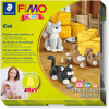 Слика на Глина, Полимерна, Сет 4*42гр., F&P Cat, Staedtler, Fimo Kids, 8034 16 LY