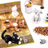Слика на Глина, Полимерна, Сет 4*42гр., F&P Cat, Staedtler, Fimo Kids, 8034 16 LY
