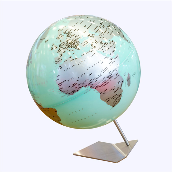 Слика на Глобус, 33цм, Англиски, Gurbuz, Design globe, 45132, Светло зелена