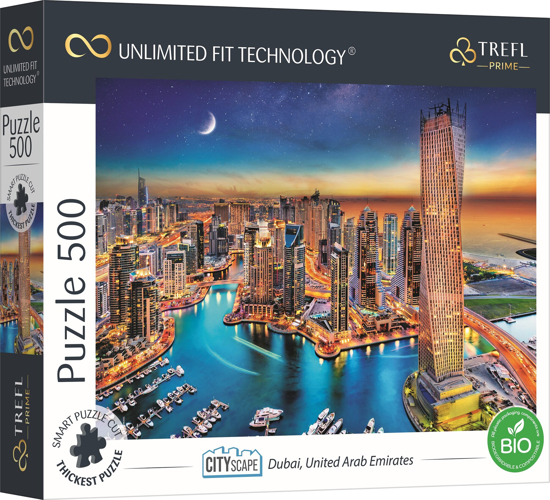 Слика на Сложувалка, Dubai, United Arab Emirates,500 парчиња, 48*34цм,3y+,Trefl,UFT,37455