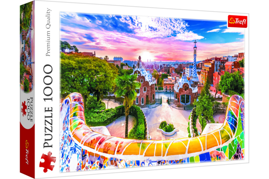 Слика на Сложувалка, Sunset over Barcelona, 1000 парчиња, 68*48, 3y+, Trefl,Premium,10711
