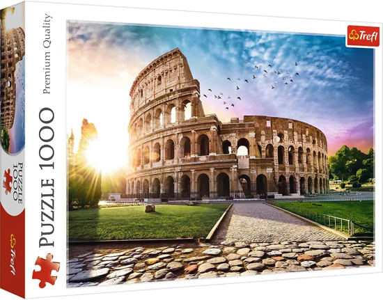 Слика на Сложувалка,Sun-drenched Colosseum,1000 парчиња, 68*48цм,3y+,Trefl,Premium, 10468