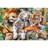 Слика на Сложувалка, Wild Cats in the Jungle, 500+1 парче, 37*25, 3y+,Trefl,Wooden, 20152