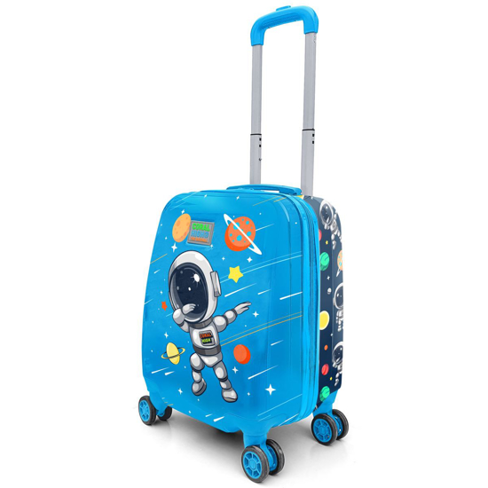 Слика на Куфер, 4 тркала, Тврда, Astronaut, Jajgan, Coral High, 16751, 33*40*25цм