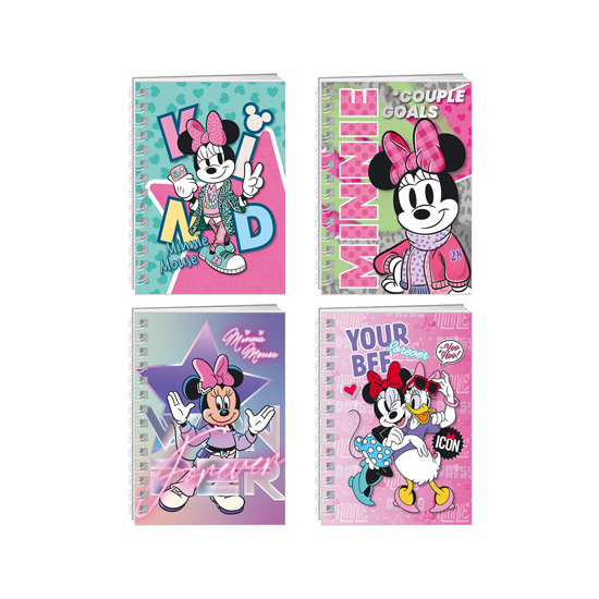 Слика на Блок нотес, Со спирала, А7, Minnie Mouse, Statovac, Kolegij spiral 7, 318210