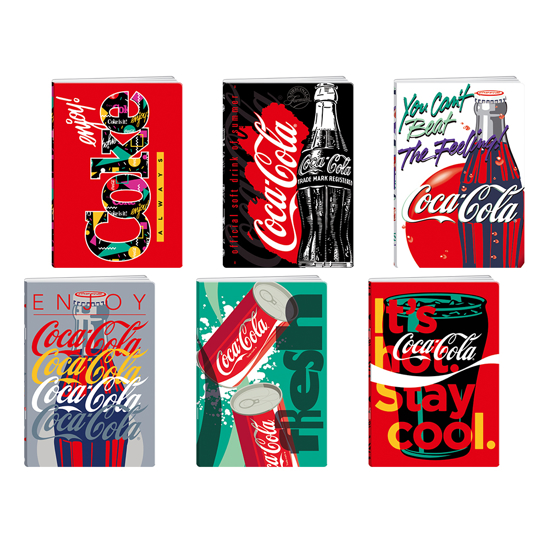 Слика на Тетратка, А5, 50 листови, 80гр., Тесни-широки, Coca Cola,Statovac,Premium,340222