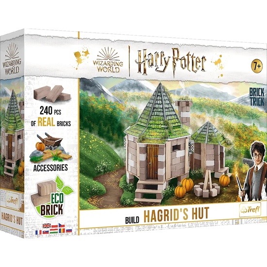 Слика на Сложувалка со креативни тули, Hagrid's Hut, 240 пар, L, Trefl,Harry Potter,61598