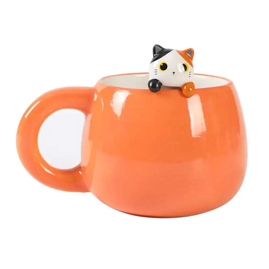 Слика на Шолја, Керамичка, Orange Cat, i-Total, XL2526, Микс