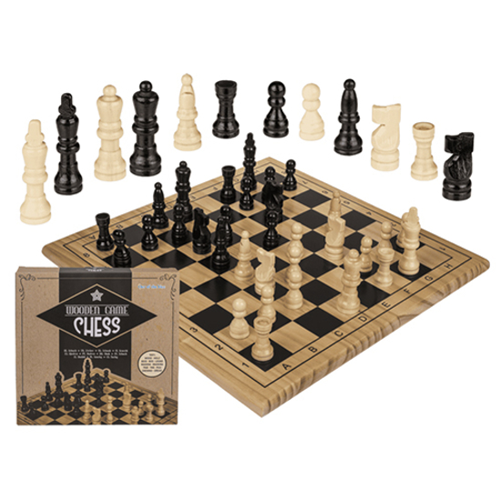 Слика на Шах, Дрвен, 28,5х28,5см, Out of the blue, Wood-game Chess, 79/3910