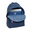 Слика на Ранец, 2 Патенти, Safta, Benetton, 642415819, 31*41*16цм, Сина
