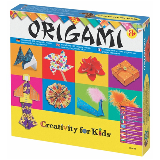 Слика на Креативен Сет, за правење оригами, Faber Castell, Origami, 180858, Сина