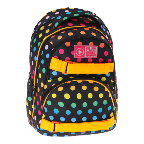 Слика на Ранец, Ергономски, 4 патенти, Rainbow dots, Play, Dexter mini, 161729,31*41*21цм