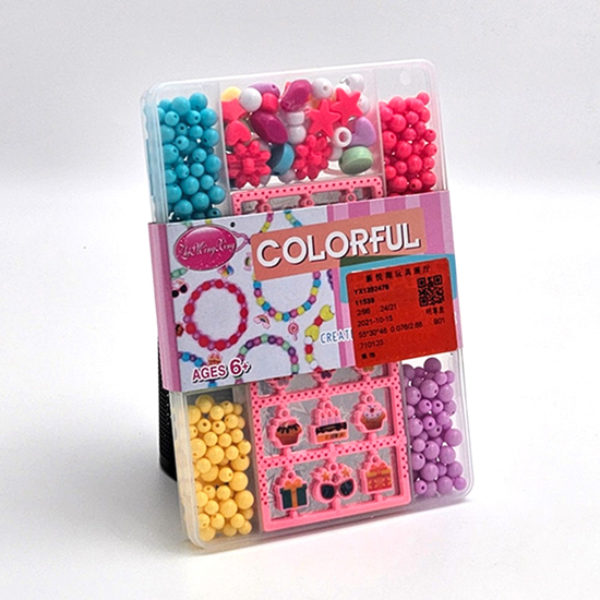 Слика на Играчка, Сет за правење накит, Colourful beads, Statovac, Clever, 885147