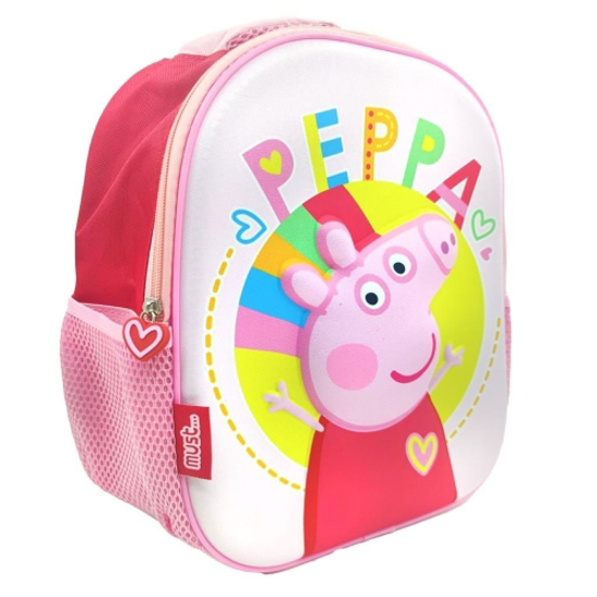 Слика на Ранец, 1 Патент, Peppa, 3D EVA, Diakakis , Must, 000482801, 26*32*10цм, Микс