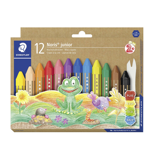 Слика на Бои Восочни, Сет 12/1, Пепа Пиг, Staedtler, Noris® Junior, 224 C12