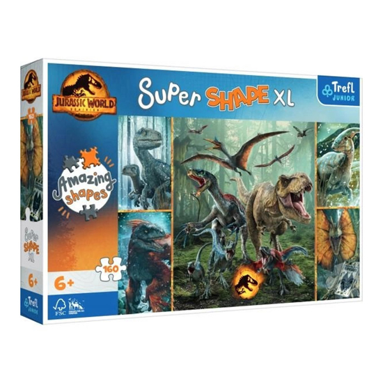 Слика на Сложувалка, Unusual Dinosaurus, 160 XL, 3+, Trefl, 50026