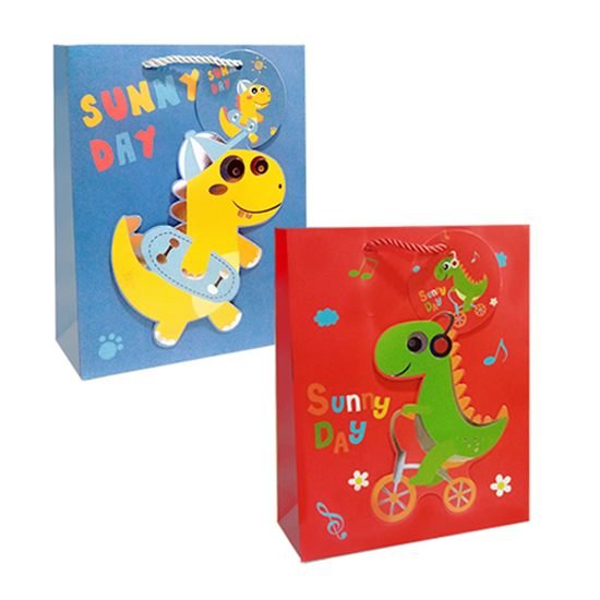 Слика на Кеса украсна, Happy Dinosaurus, За подарок, L, BG Office, D 385-2/091166047,Микс