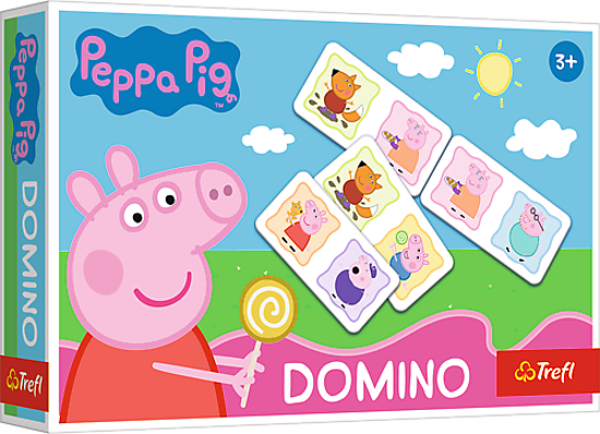 Слика на Друштвена игра, Game Domino Mini, Peppa Pig, 3+, Trefl, 02540