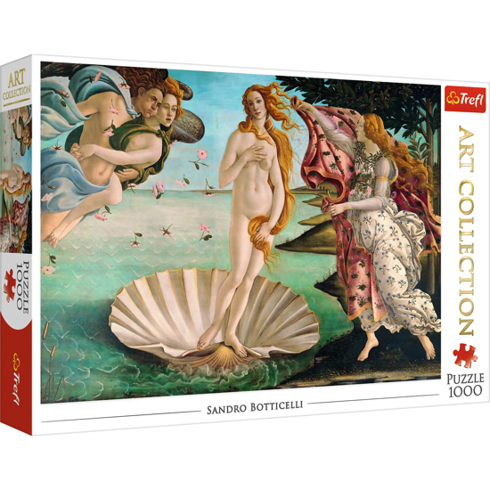 Слика на Сложувалка, 1000 парчиња, Trefl, The birth of Venus, 10589