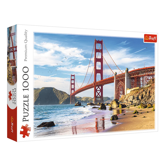 Слика на Сложувалка, Golden Gate Bridge, 1000 Парчиња, 68*48цм, 3+, Trefl, Premium, 10722