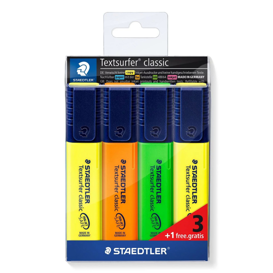Слика на Текст Маркер, 1/4, 1-5мм, Staedtler, Textsurfer® classic, 364-S WP4P