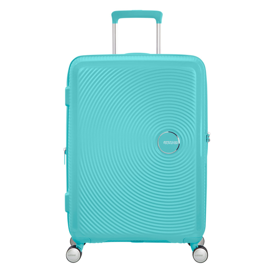 Слика на Куфер, 4 Тркала, Тврда, American Tourister,Soundbox, 88473/8864, 46*67*29цм,Сина