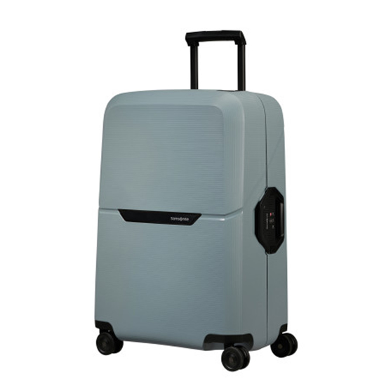 Слика на Куфер, 4 Тркала, Тврда, Samsonite, Magnum Eco, 139846/1432, 48*69*30цм, Сина