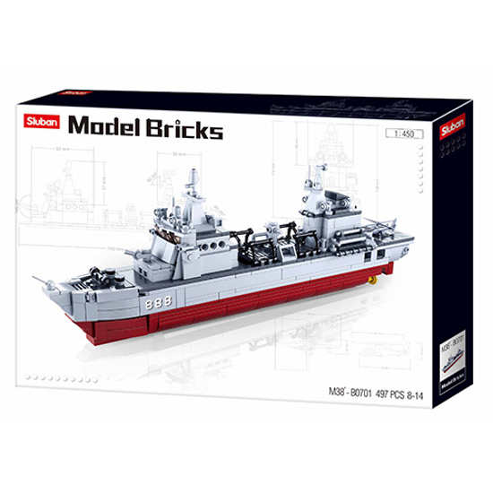 Слика на Воен Брод , 497, Sluban , Model Bricks, М38-B0701