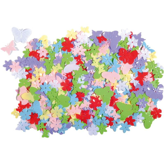 Слика на Конфети Цветчиња Пеперутки Микс Крафт 137059- Mm, 14 G