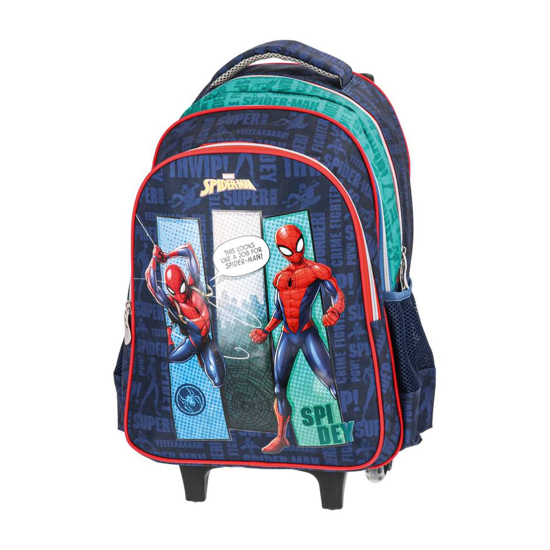 Слика на Ранец,2 тркала,3 патенти,Spider-man, Statovac, Urban Trolley, 326120, 32*50*24цм