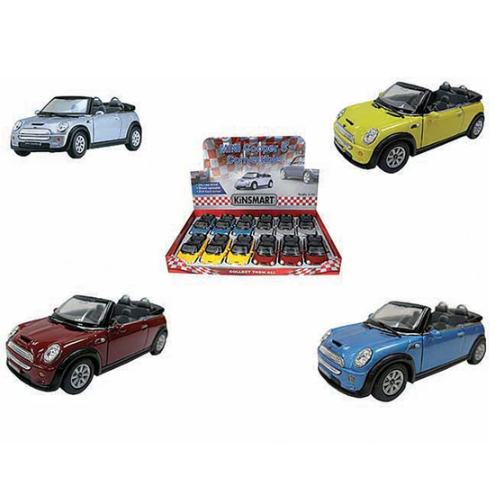 Слика на Количка, 1:28, Easy Toys, Mini cooper S convertible, 782, Микс бои