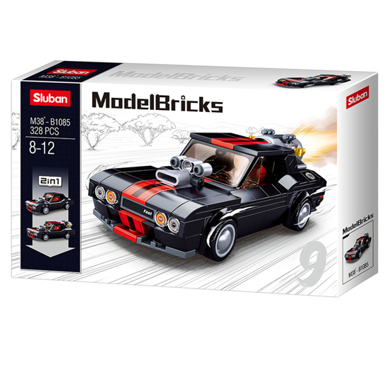 Слика на Уличен Тркач -Street Racer, 328, Sluban , Model Bricks, M38-B1085